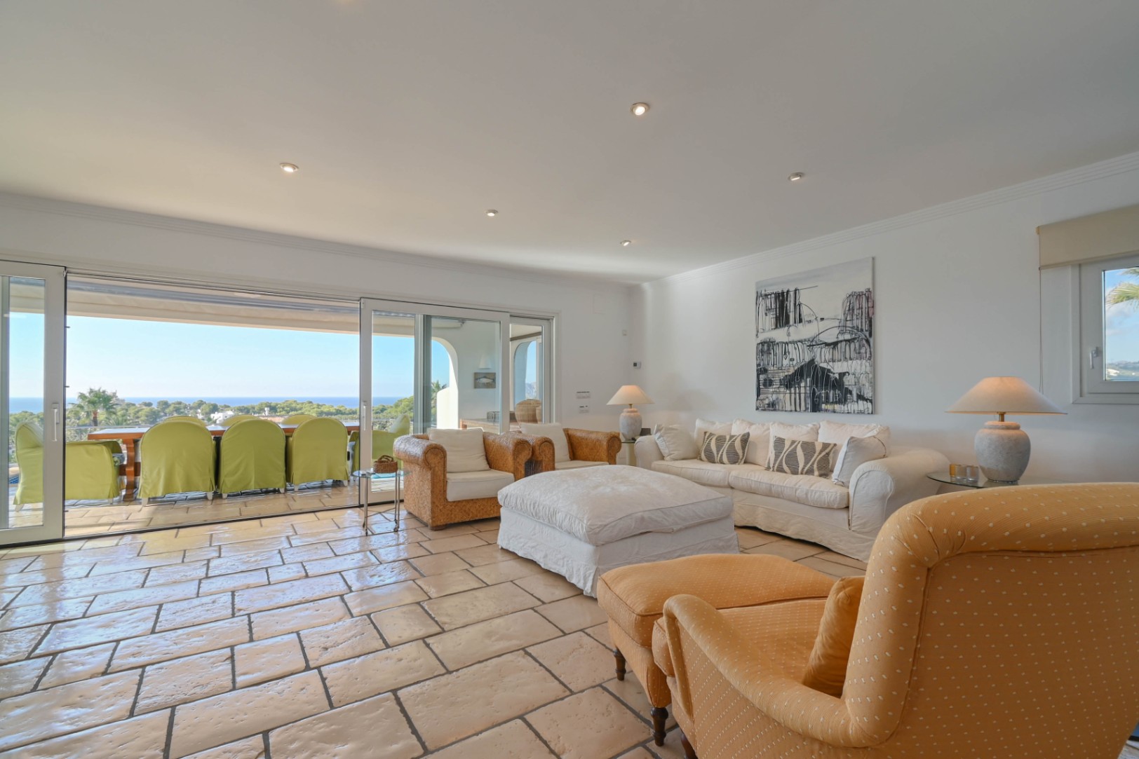 Mediterranean villa with spectacular sea views near El Portet, Moraira